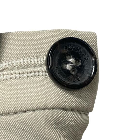 Bogner Ankle Pants Women's US 10 Long Grey Stretch Side Zip Trousers Susan Graf - Picture 5 of 9